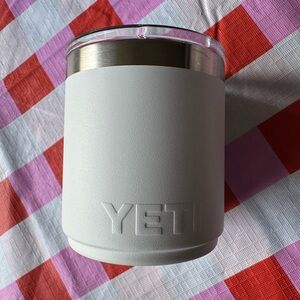 YETI White Rambler Tumbler 10oz
